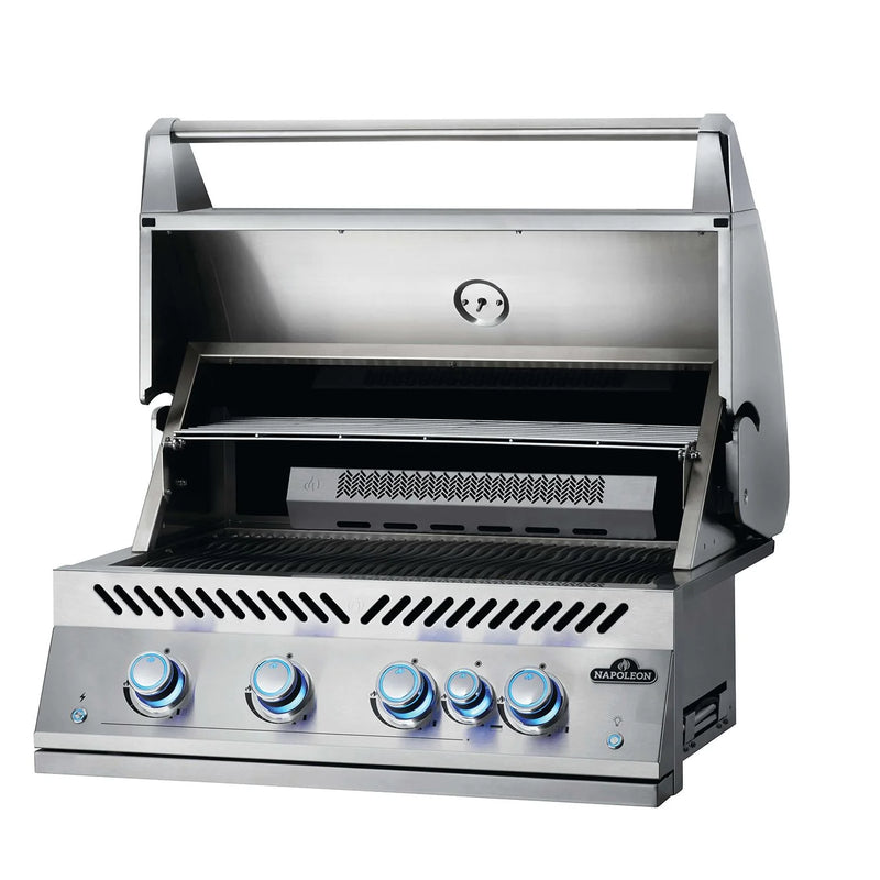 Built-In 700 Series 32-Inch Propane Gas Grill W/ Infrared Rear Burner & Rotisserie Kit - BIG32RBPSS