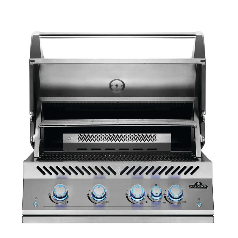 Built-In 700 Series 32-Inch Propane Gas Grill W/ Infrared Rear Burner & Rotisserie Kit - BIG32RBPSS