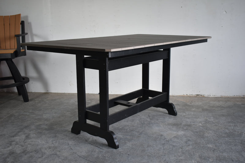 6' Rectangular Poly Patio Table – Dining, Counter & Bar Height
