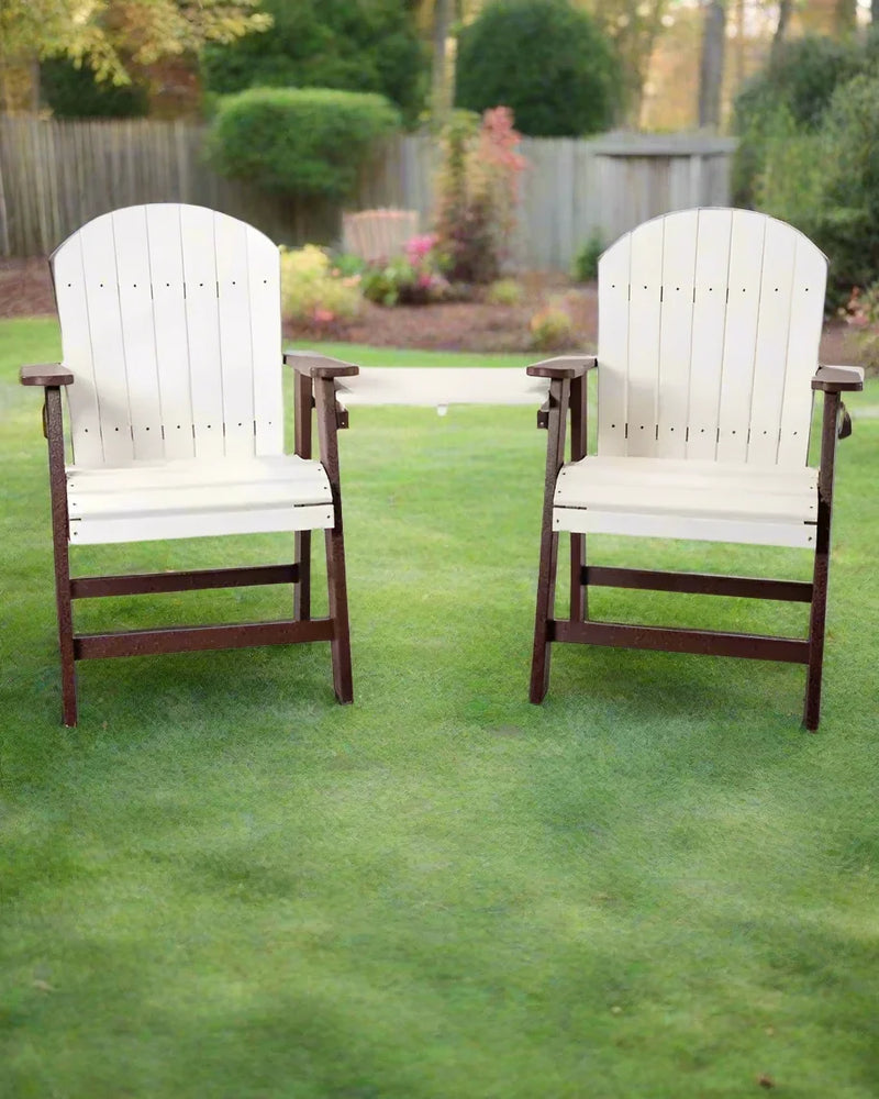 Tete-a-Tete Adirondack Chair Set – Dining, Counter & Bar Heights