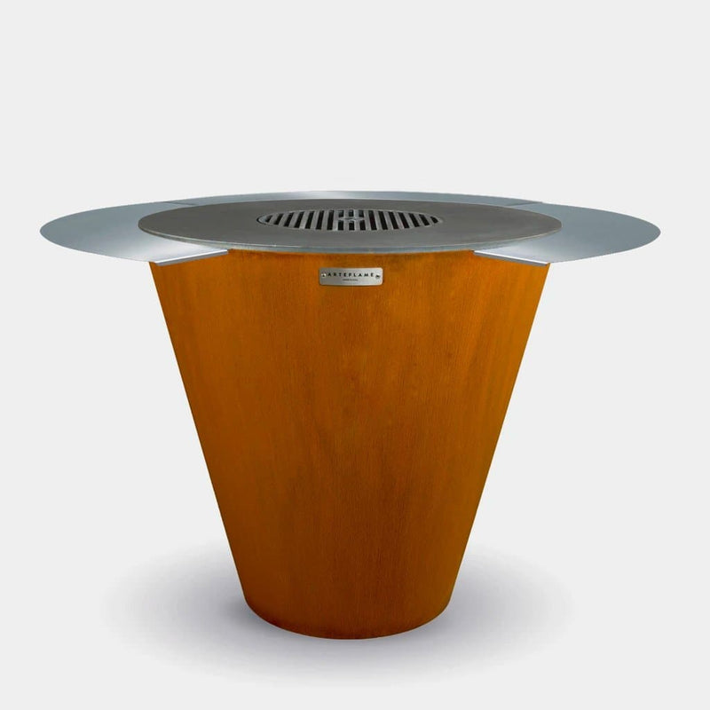 Arteflame Classic 40" Round Base Flat-Top Grill & Fire Bowl