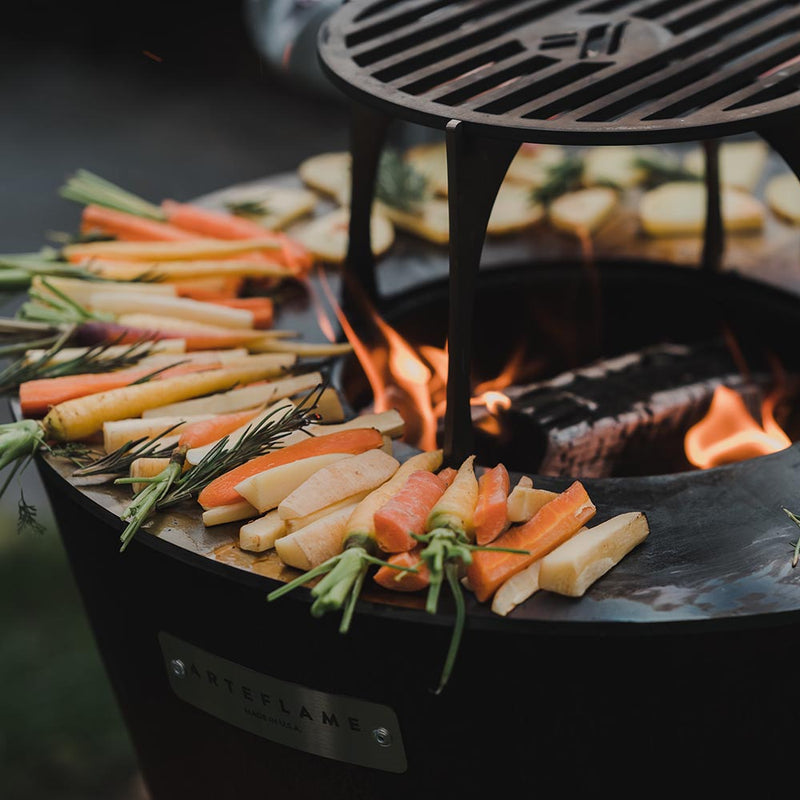 Arteflame ONE20 20" Compact Flat-Top Charcoal Grill & Fire Bowl