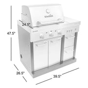 Medallion Series Modular Outdoor Kitchen 3-Burner Infrared Gas Grill