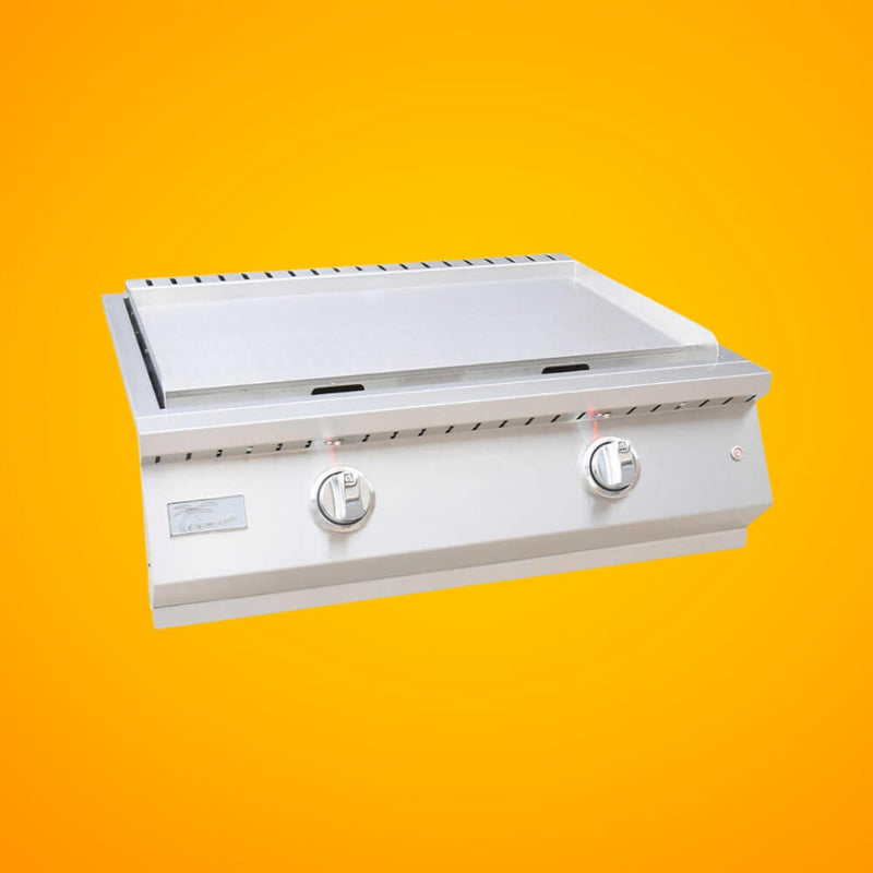 KoKoMo Grills 30-Inch Professional 36K BTU Griddle Outdoor Kitchen Flat Grill With Illuminted Control Knobs