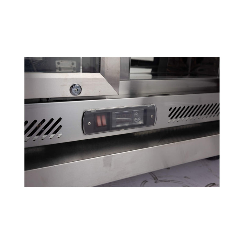 Large 68L Stainless Steel Single-Door Fridge For Outdoor Kitchen Islands