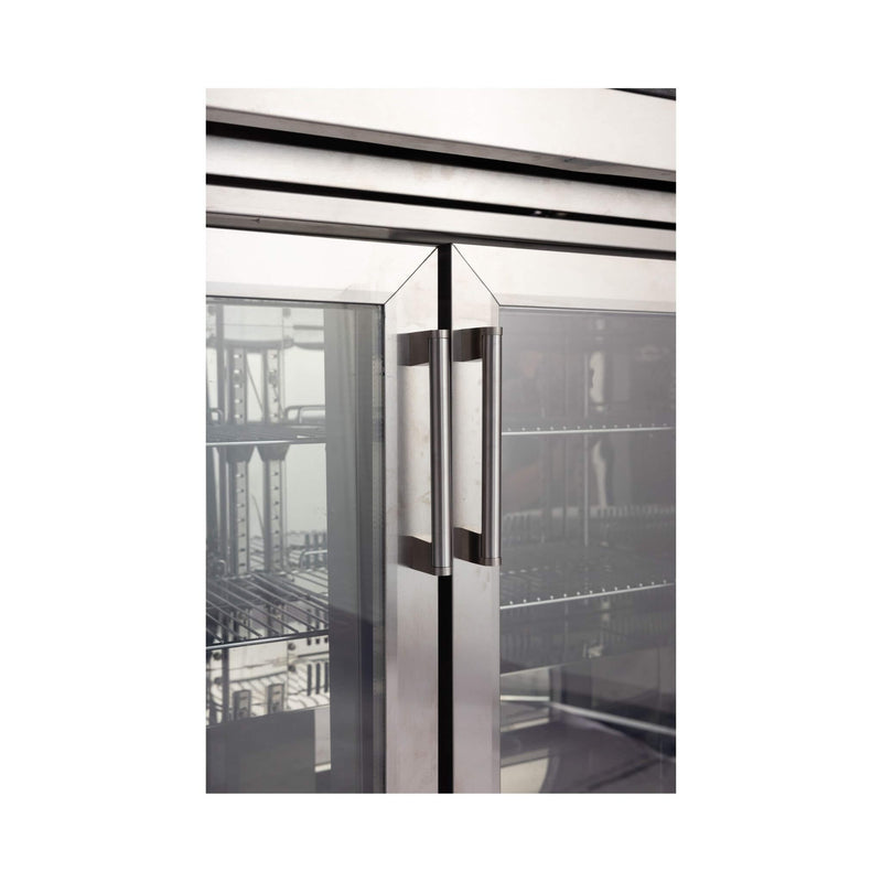 Large 68L Stainless Steel Single-Door Fridge For Outdoor Kitchen Islands