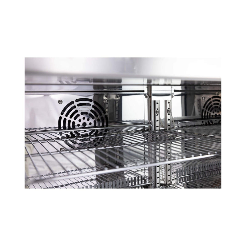 Large 68L Stainless Steel Single-Door Fridge For Outdoor Kitchen Islands