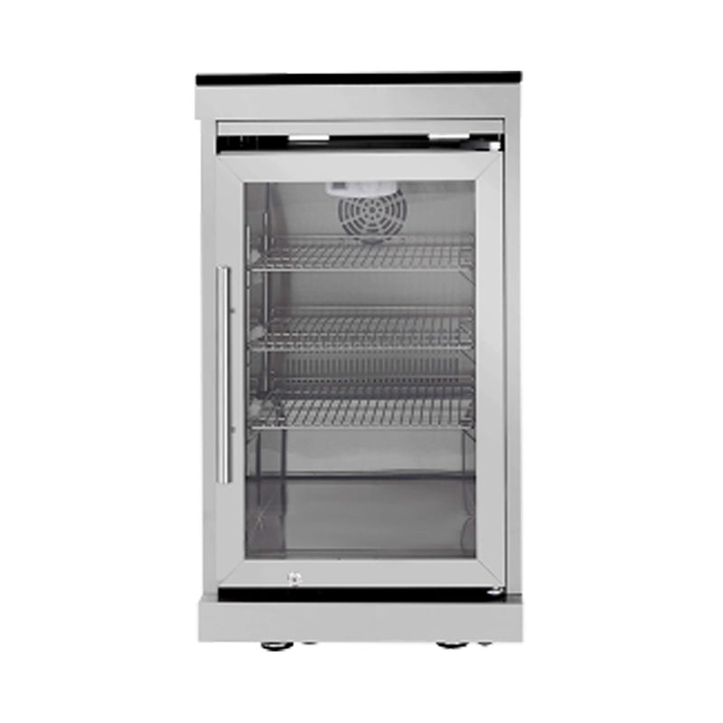 Large 68L Stainless Steel Single-Door Fridge For Outdoor Kitchen Islands