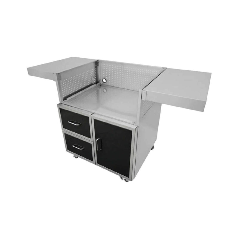 Wildfire Outdoor Living Black Stainless Steel Outdoor Grill Cart