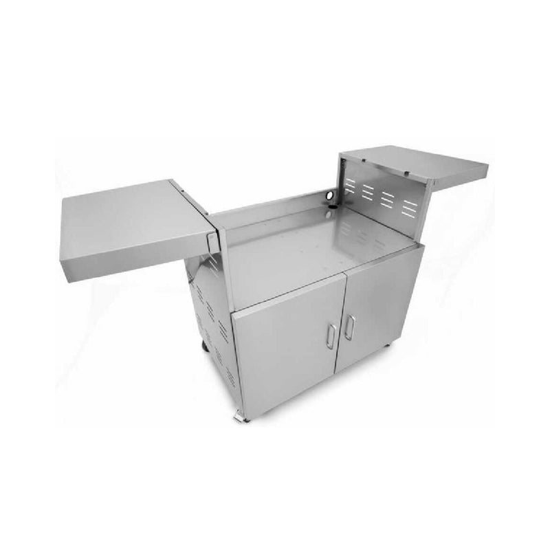 Wildfire Outdoor Living Stainless Steel Outdoor Grill Cart With Propane Tank Slide Out Door
